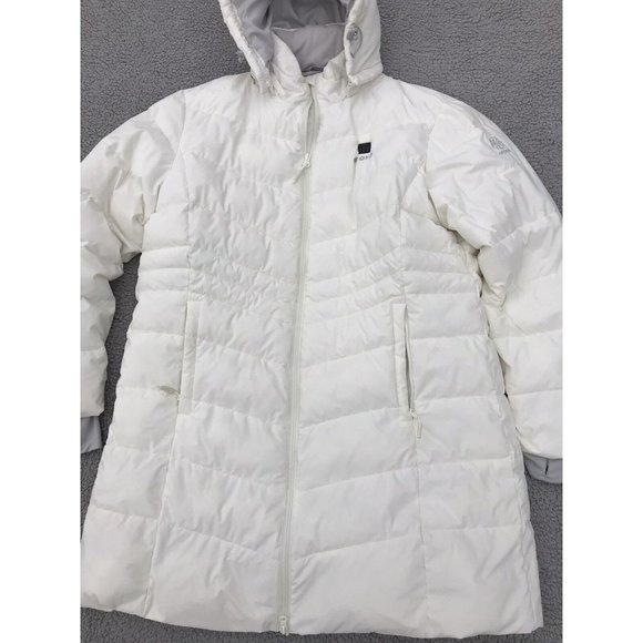 ororo Jackets & Coats Womans Heated Ororo White Long Puffer Coat